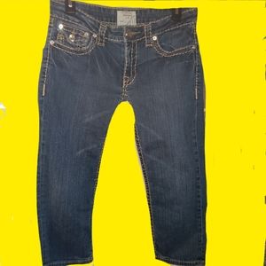 5/35 LA IDOL CROP EMBELLISHED JEANS FLAP POCKETS